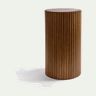 Tall "Lanes" - Wooden Side Table