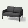 GLOSTAD 2-seat sofa - Knisa dark grey