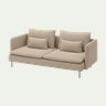 SÖDERHAMN 3-seat sofa - Kelinge beige
