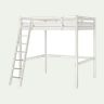 STORÅ Loft bed frame - white stain 140x200 cm