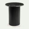 "Black Trail" Marble Top - Side Table