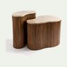 "Kidneys" - Set of 2 Marble Top Tables