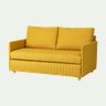 FRIDHULT Sofa-bed - Skiftebo yellow