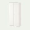 KLEPPSTAD Wardrobe with 2 doors - white 79x55x176 cm